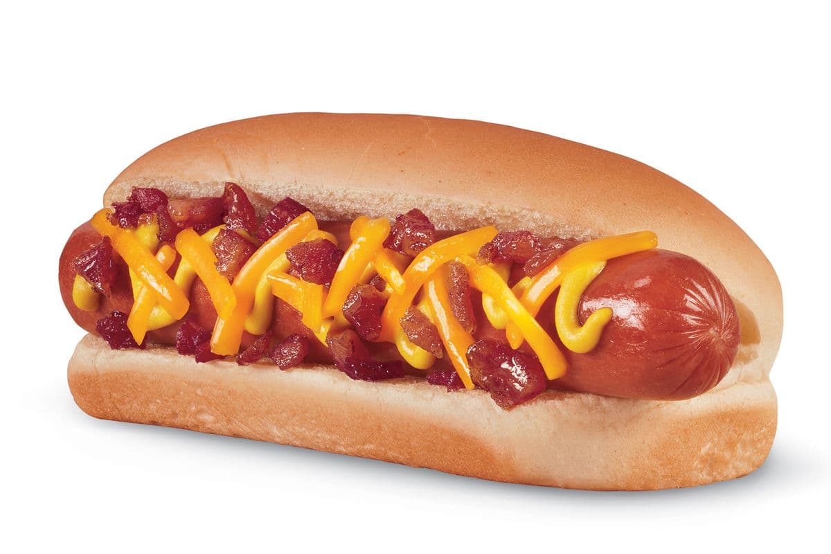 Hot dog au bacon et fromage / Bacon Cheese Hot Dog