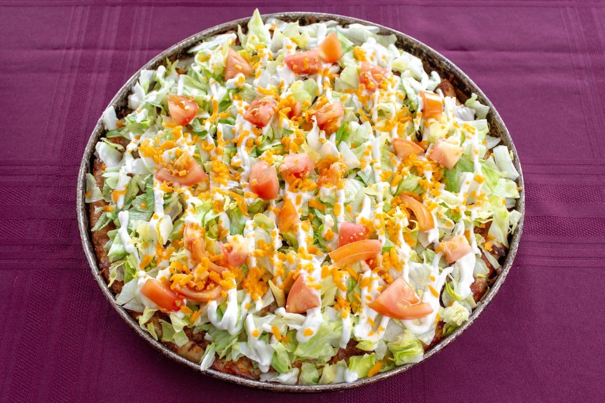 10" Super Taco Pizza