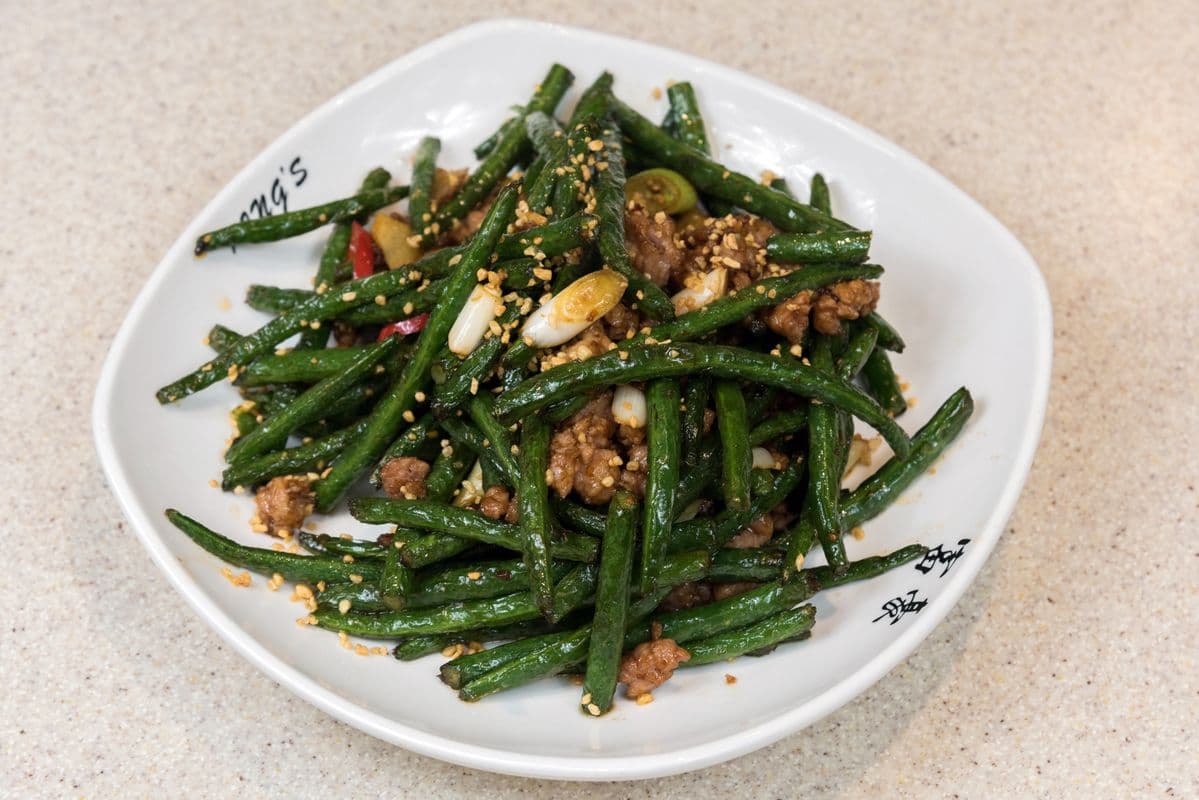 218. Spicy Green Bean with Minced Pork 干煸四季豆