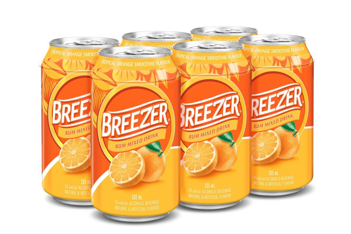 Bacardi Breezer Orange Smoothie (6-Pack)