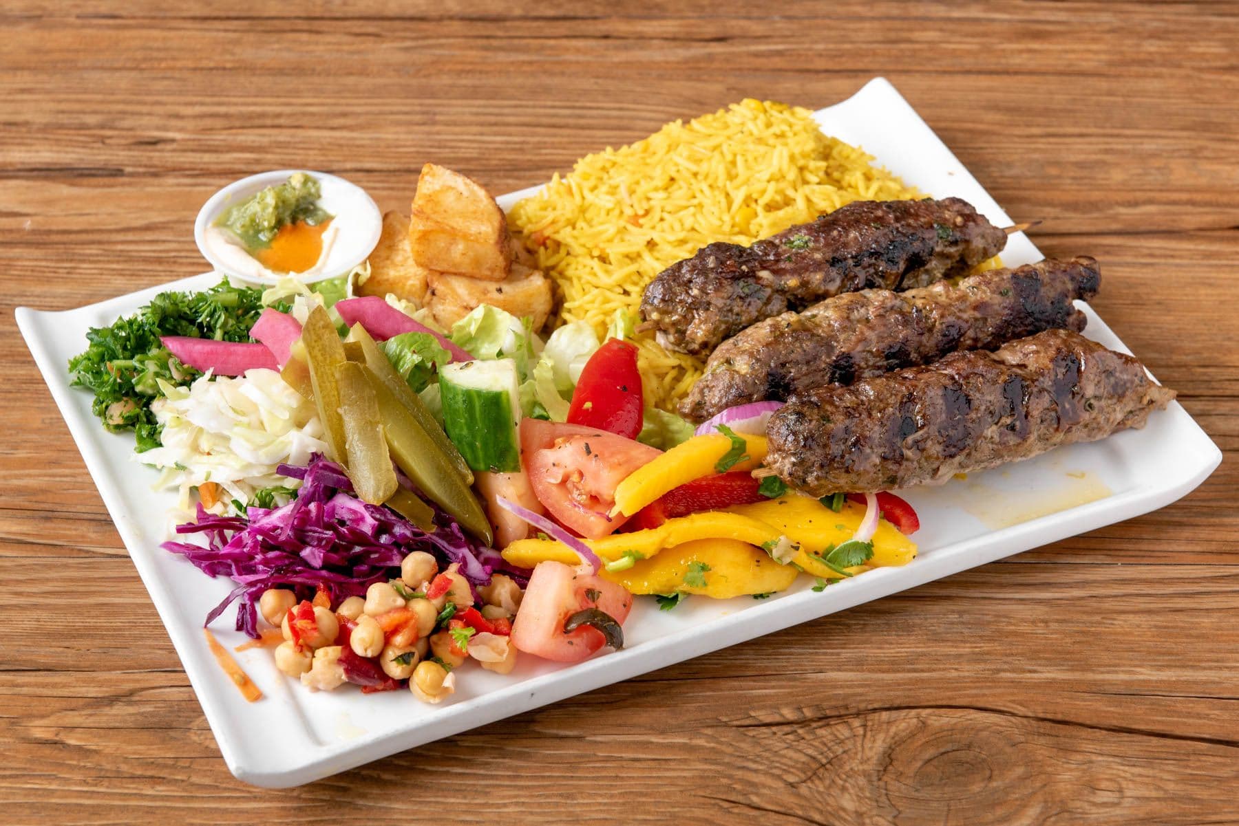 Kefta Kabob Plate