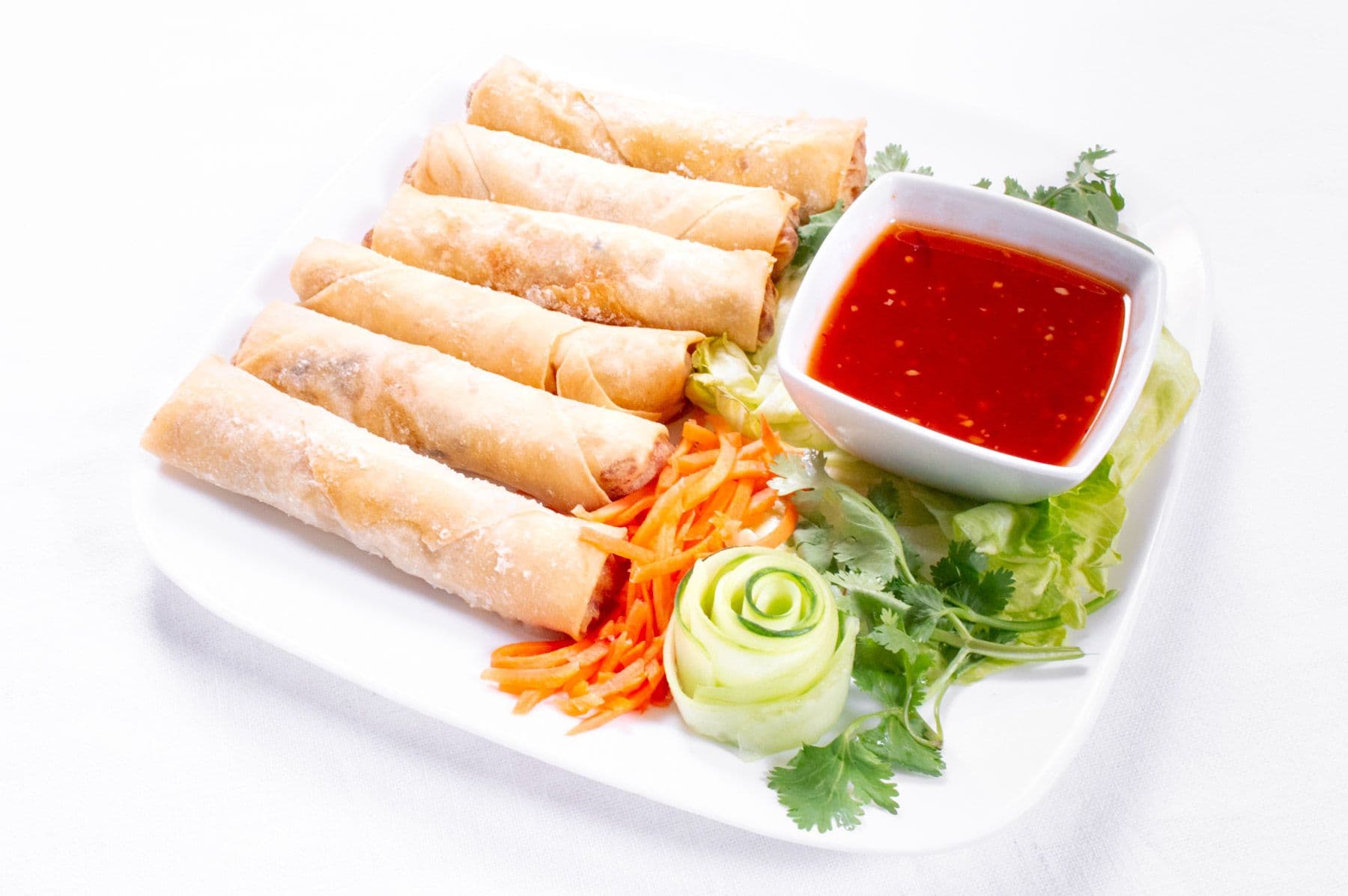 2. Bangkok Spring Roll (6 pcs)