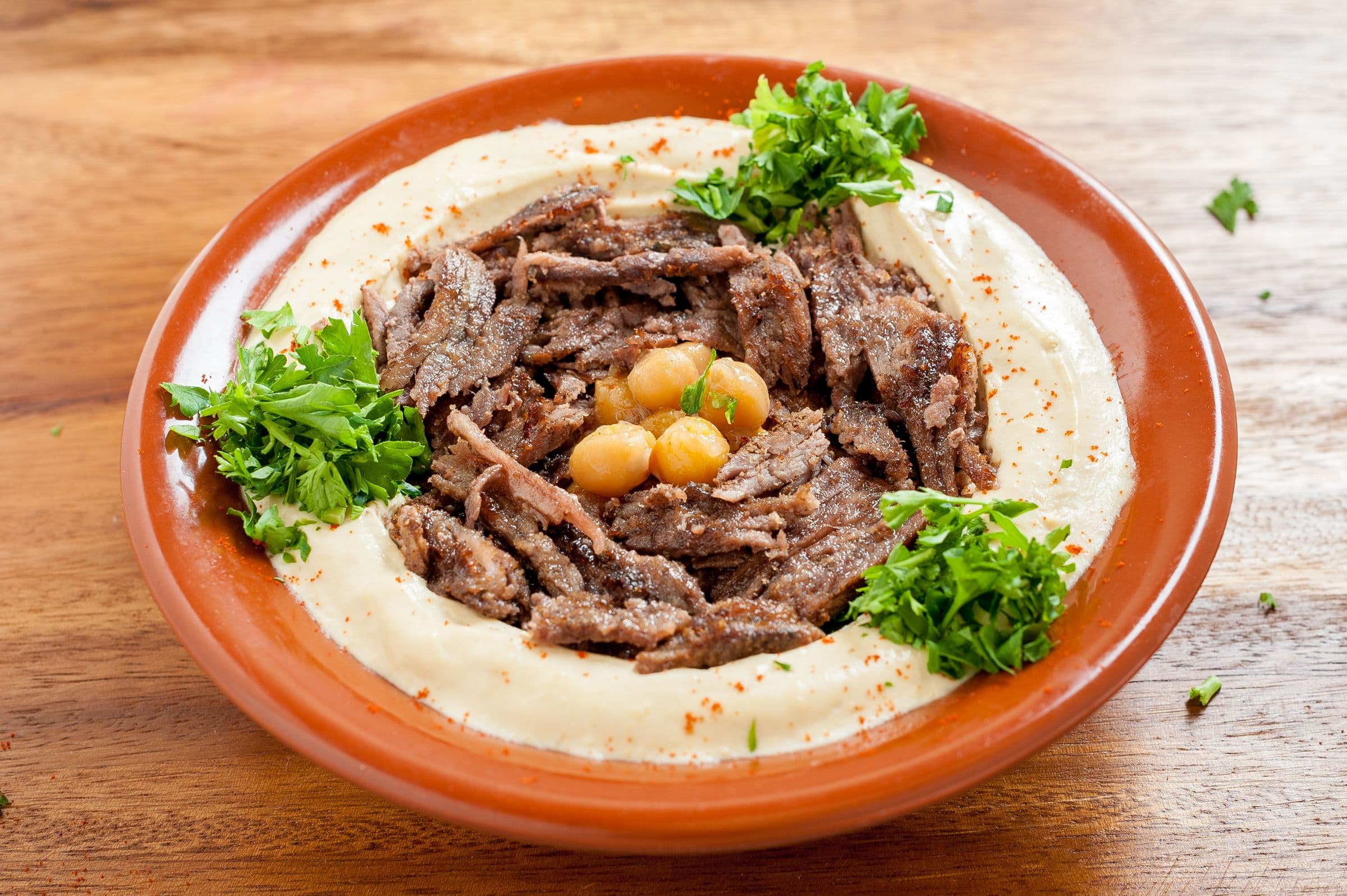 Hummus with Shawarma (Large)