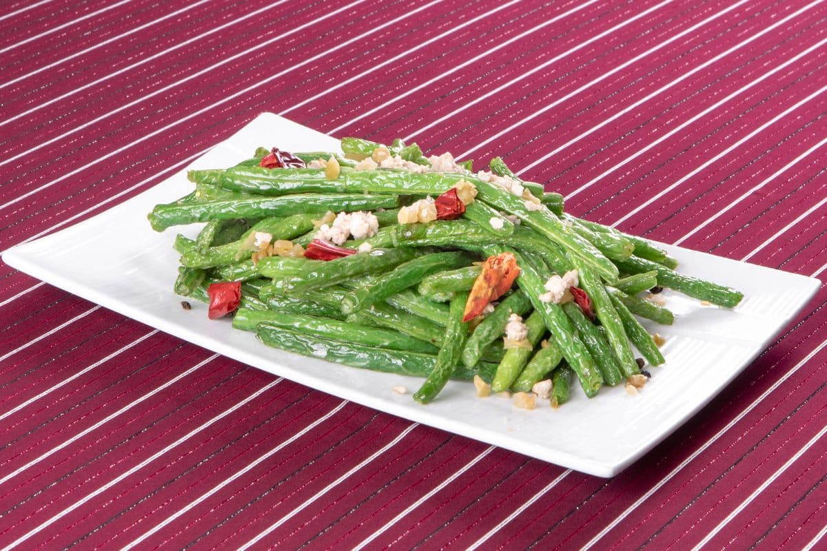 N4. Haricots frits secs / Dry Fried String Beans