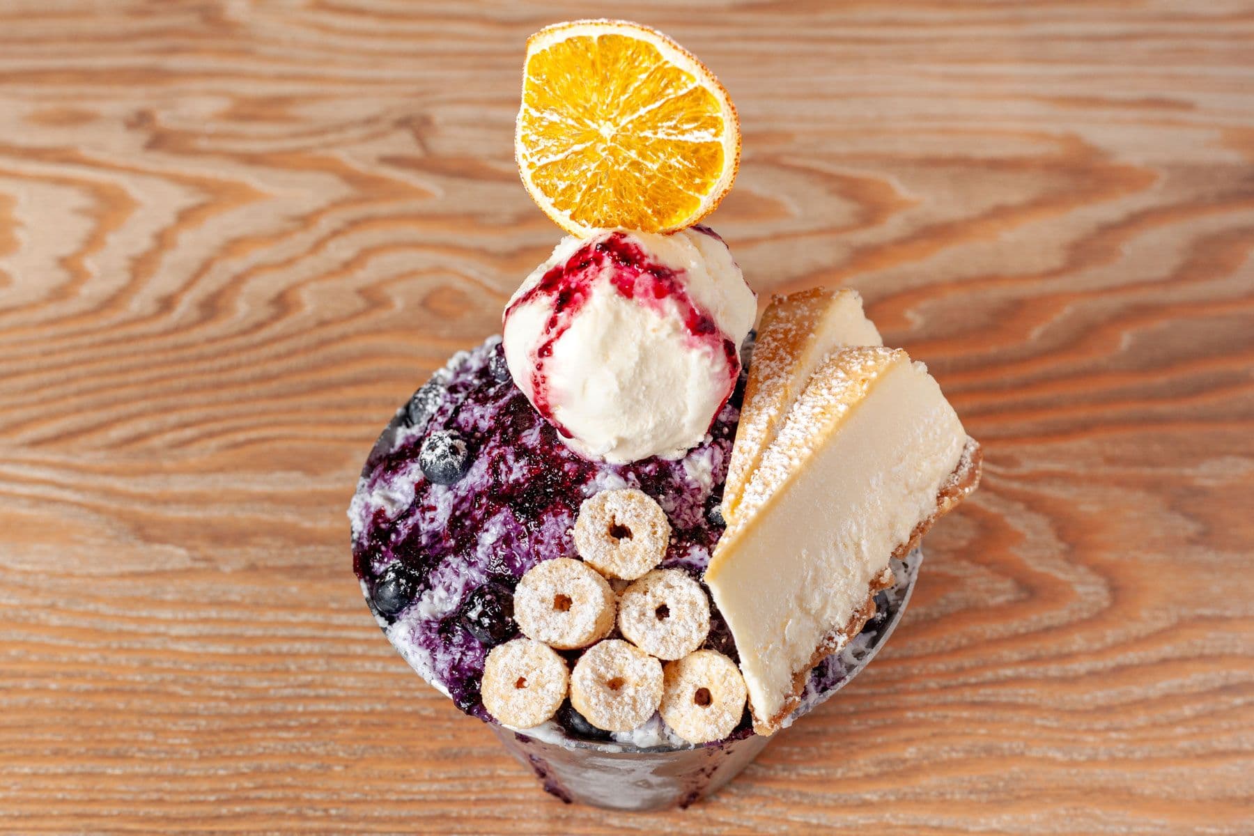Honey Berry and Cheesecake Snow Mountain