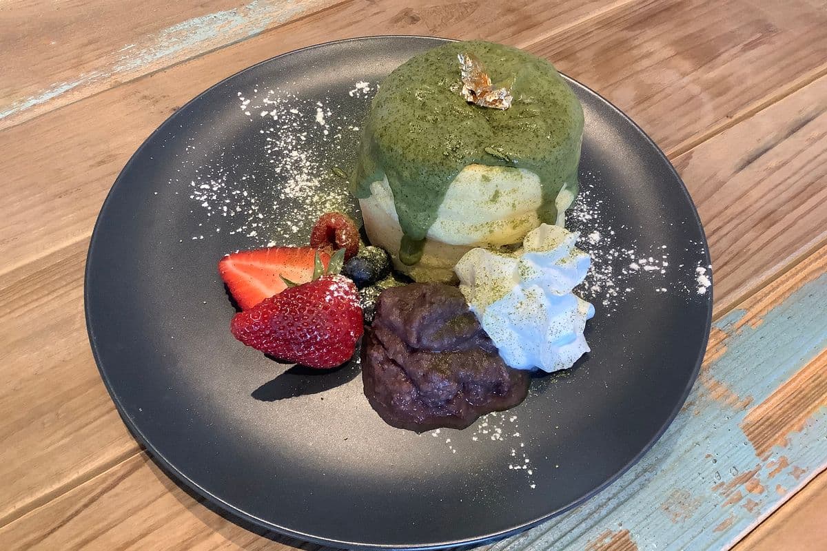 Green Tea Soufflé Pancake