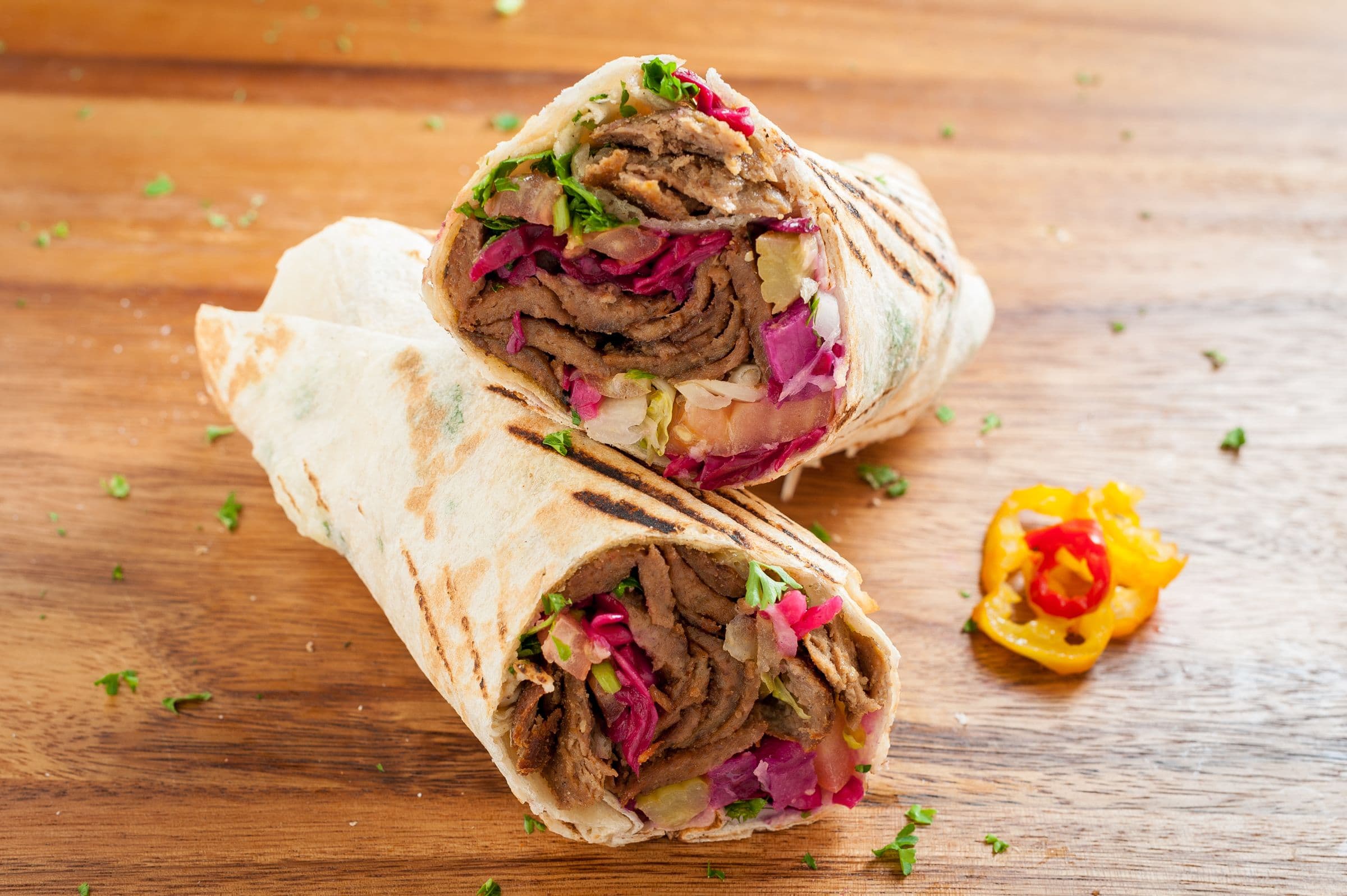 Beef Donair Wrap