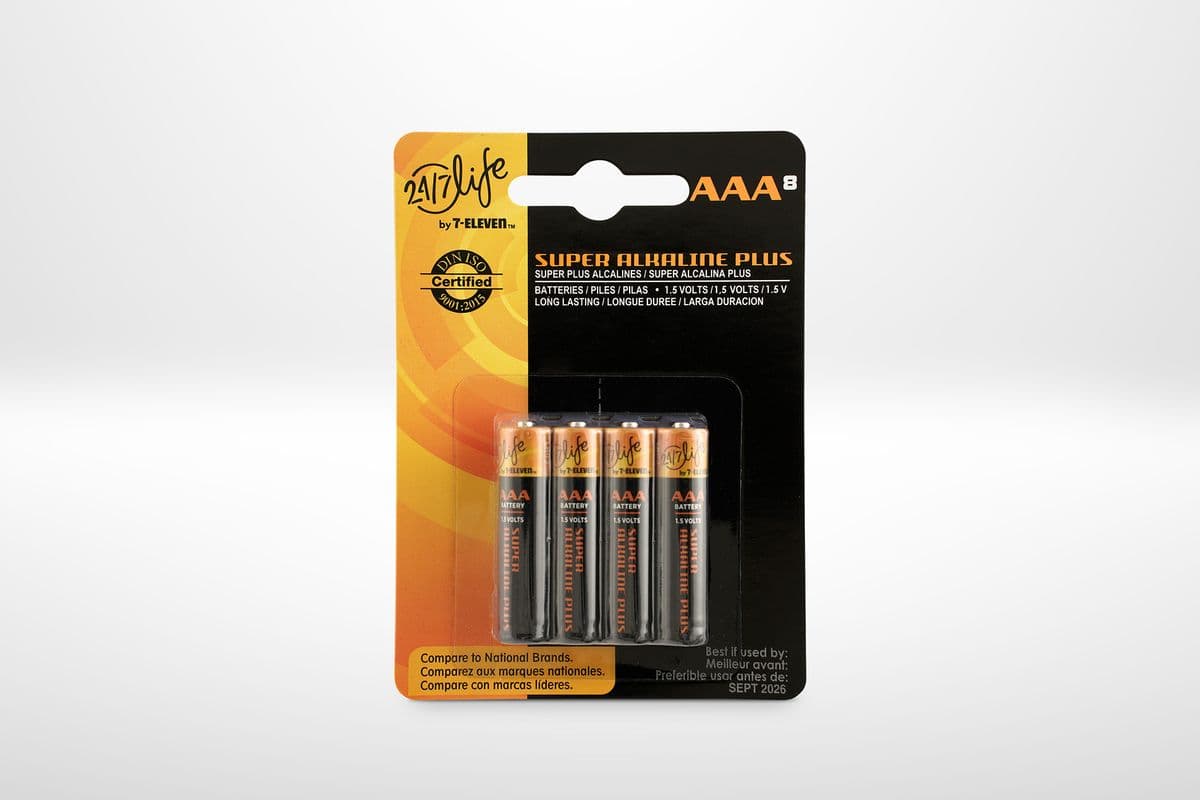 7-Eleven AAA Battery (8 pcs)