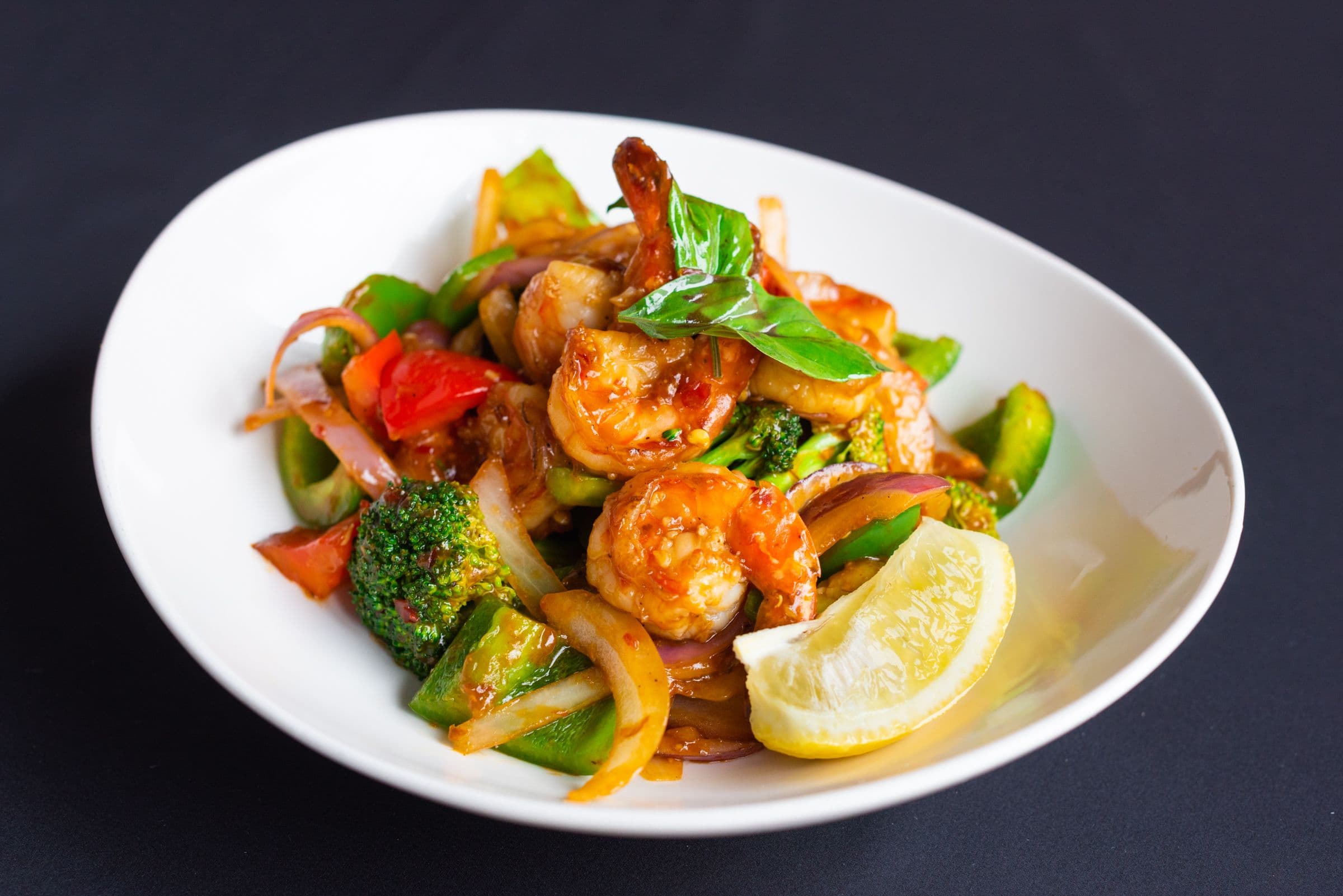 Basil Shrimp - Goong Phad Kraphow