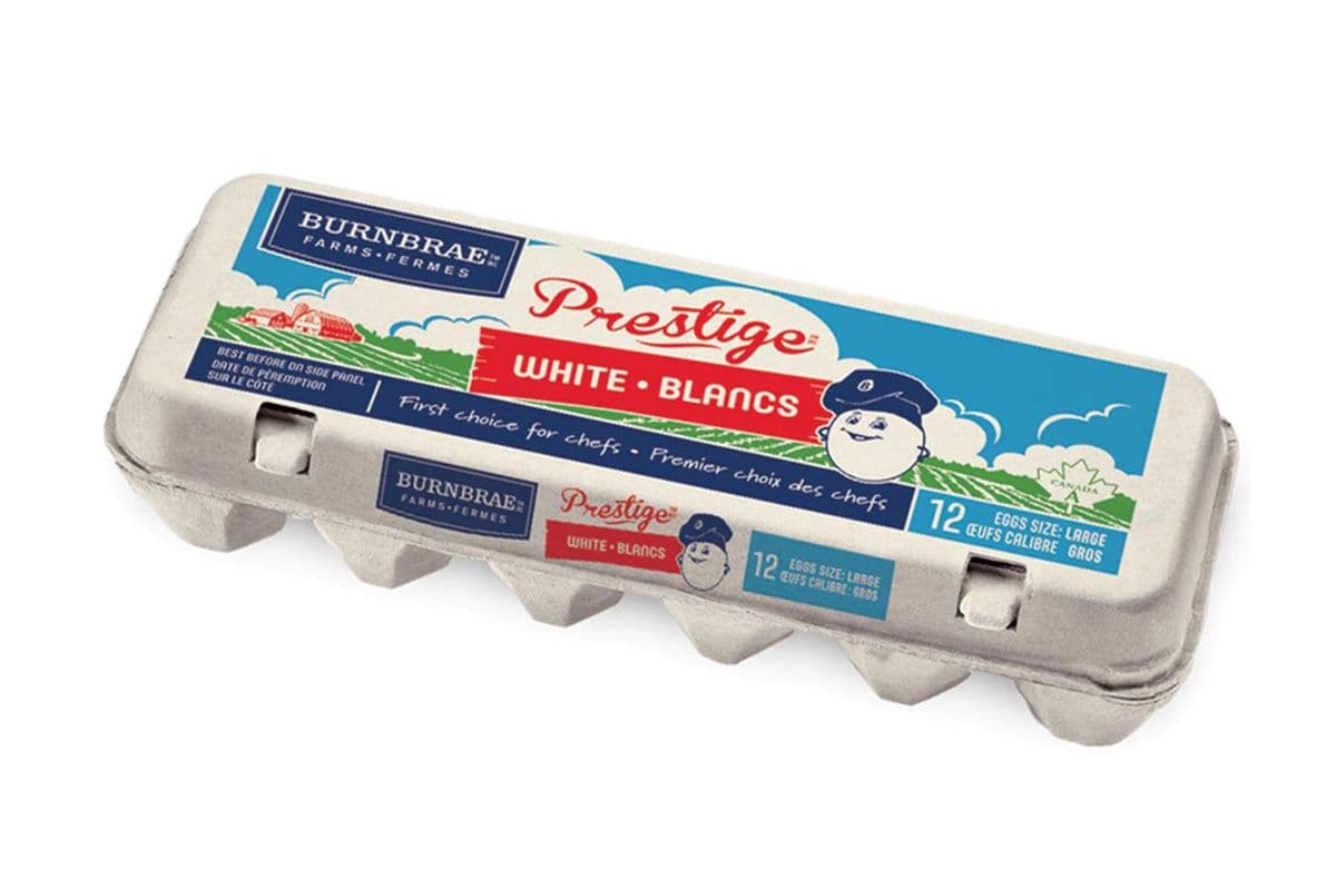 Burnbrae Large White Shell Eggs (12 pcs)
