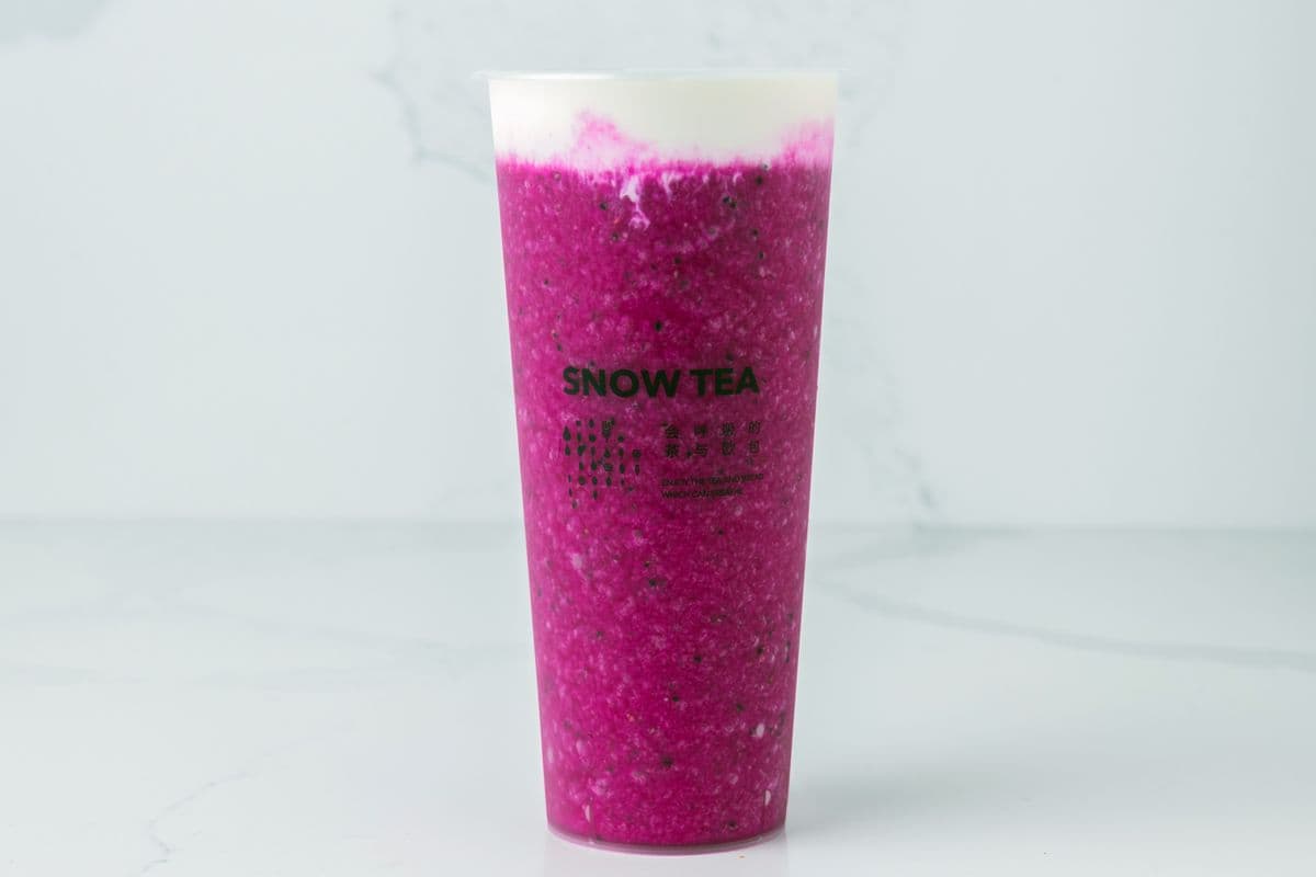 Cheese Dragon Fruit Tea