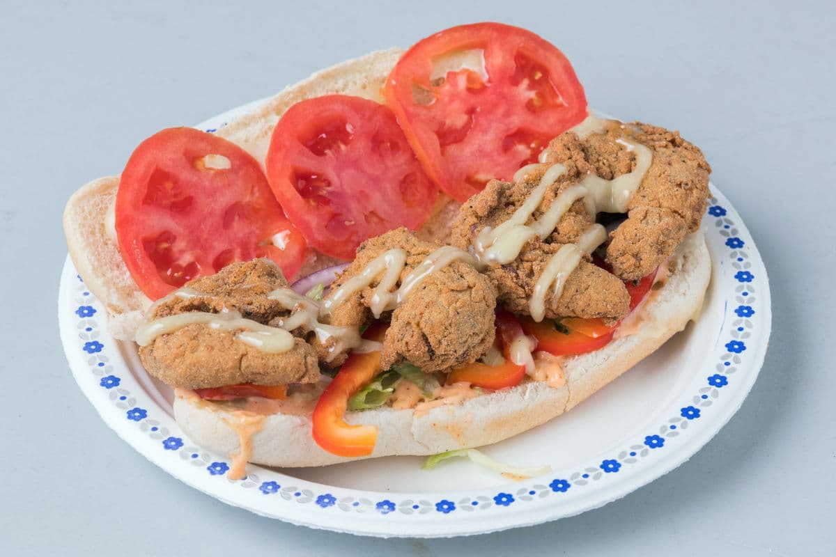 Shrimp Po'Boy Sandwich