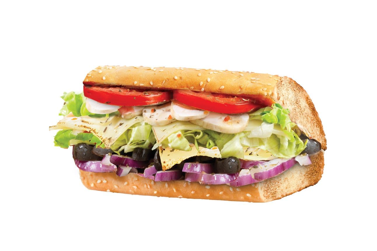 6" Small Veggie Guacamole Sub