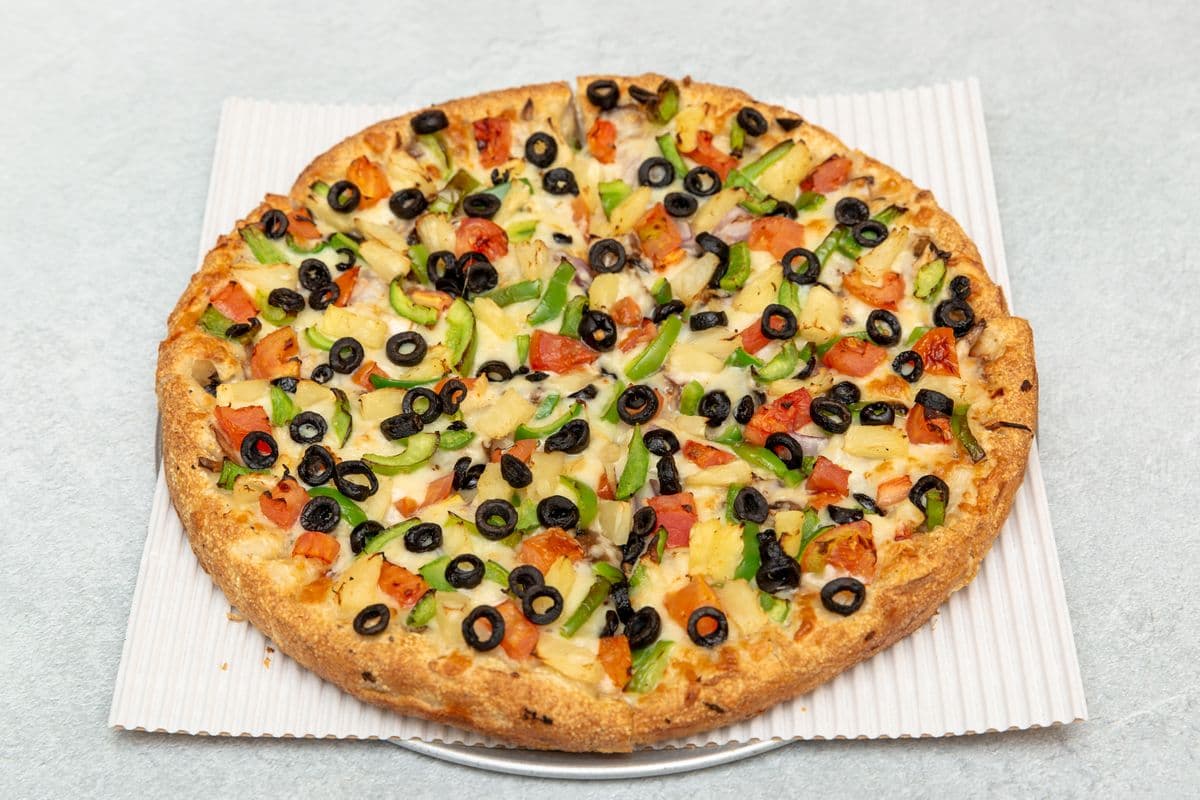 Two Small Jumbo Vegetarian Pizzas