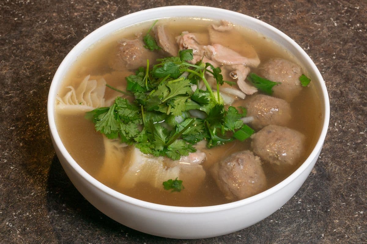 17. Pho No.1 Deluxe Beef Rice Noodle Soup
