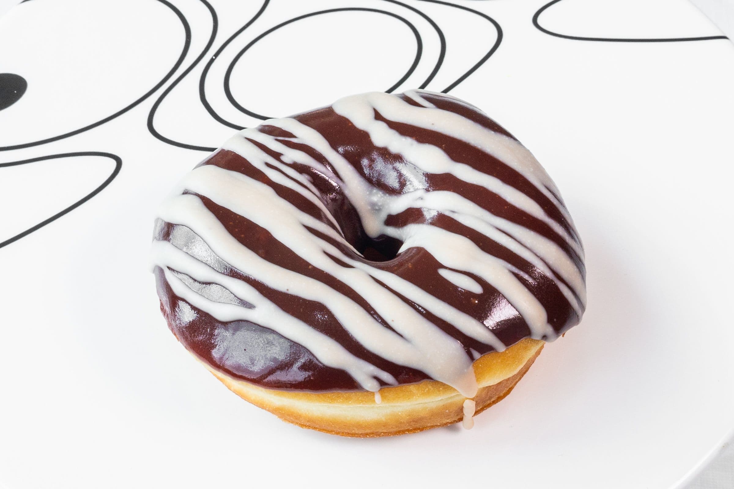 Donut with Chocolate Icing and Sprinkles