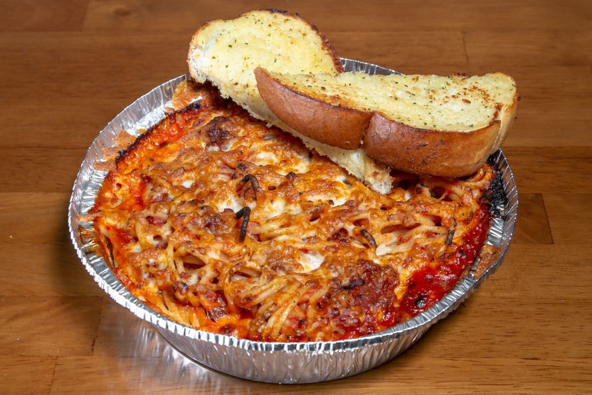 With Meat Sauce + Mushrooms