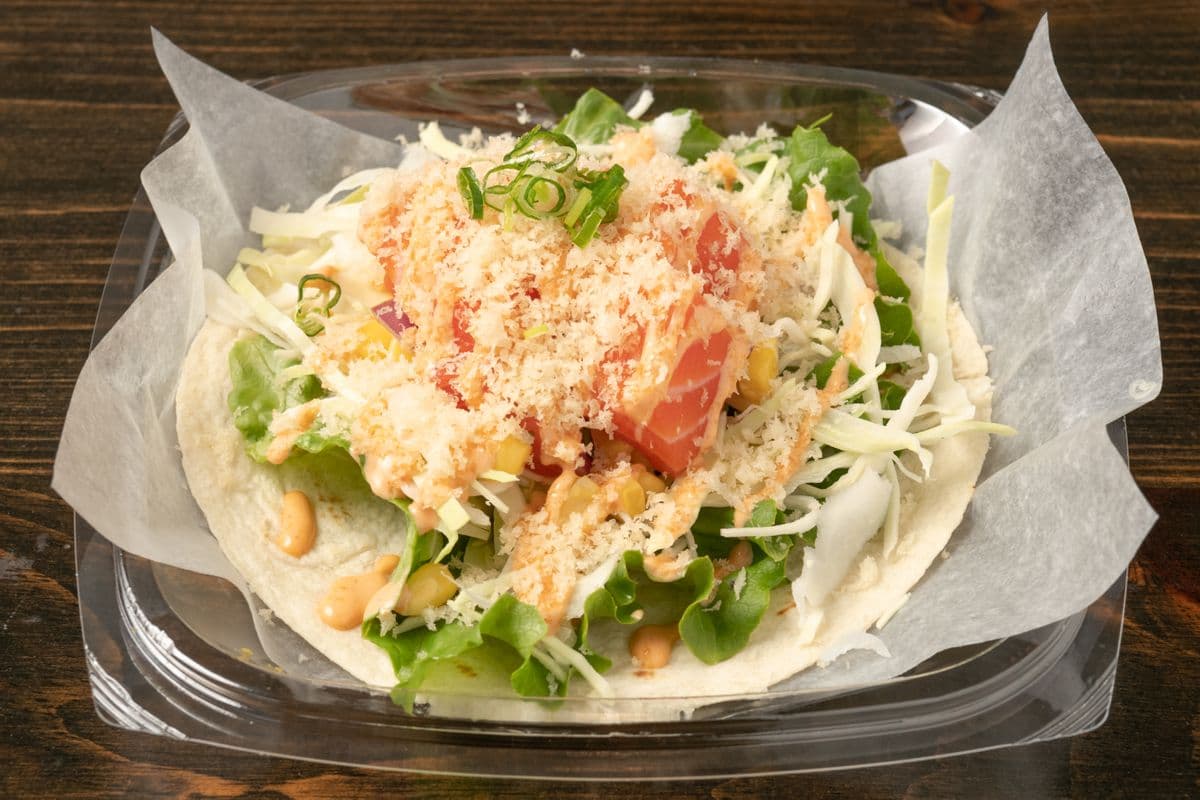 Spicy Salmon Taco