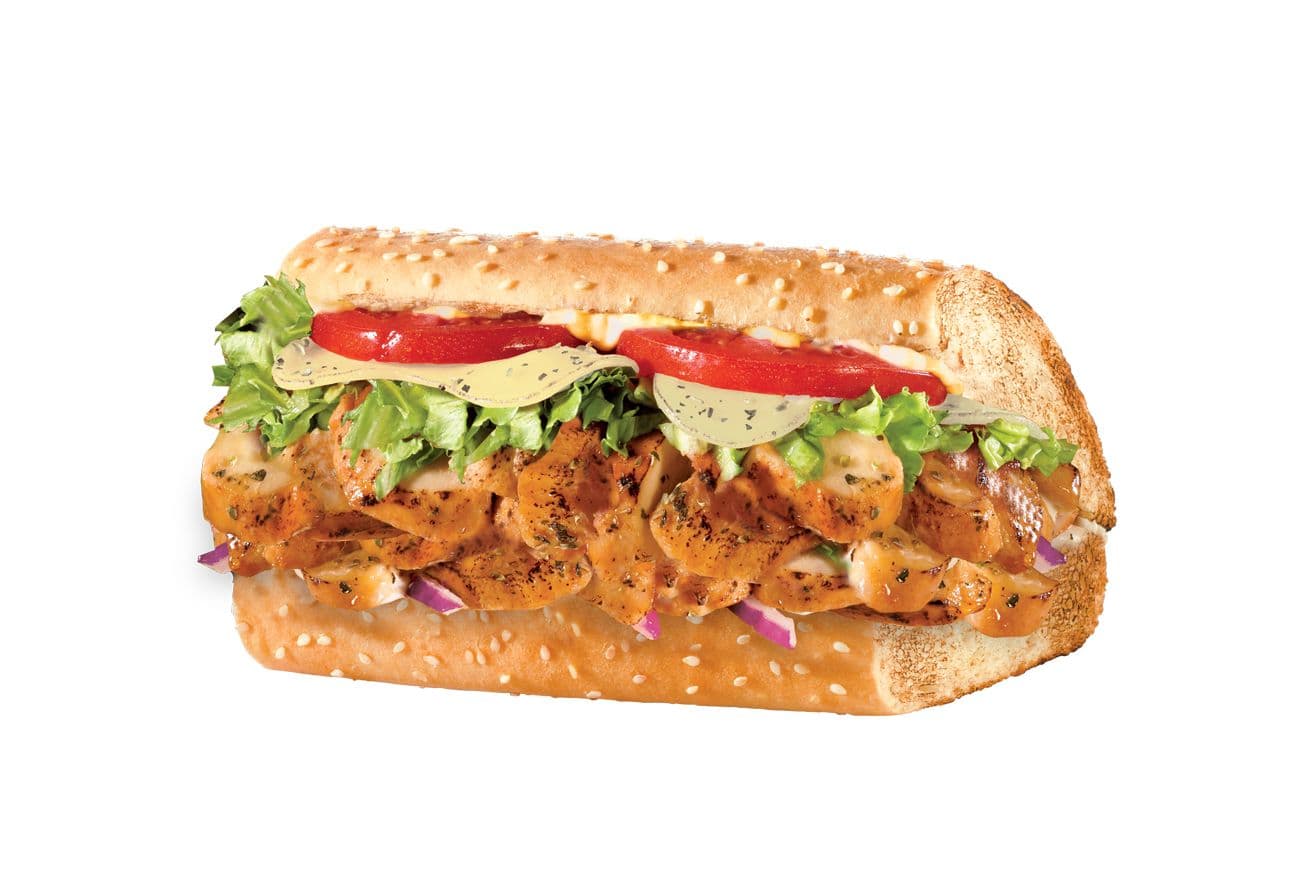 9" Regular Honey Mustard Chicken Sub