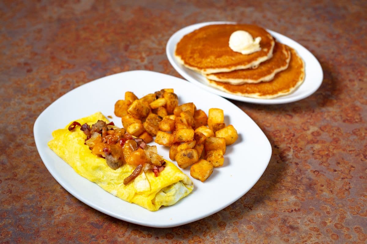 Meat 'N Potatoes Omelette