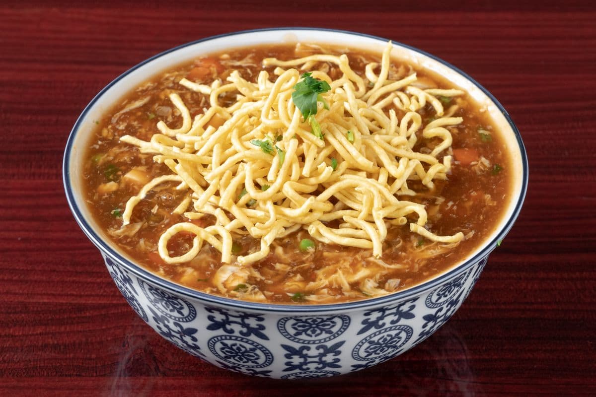 Manchow Chicken or Shrimp Soup