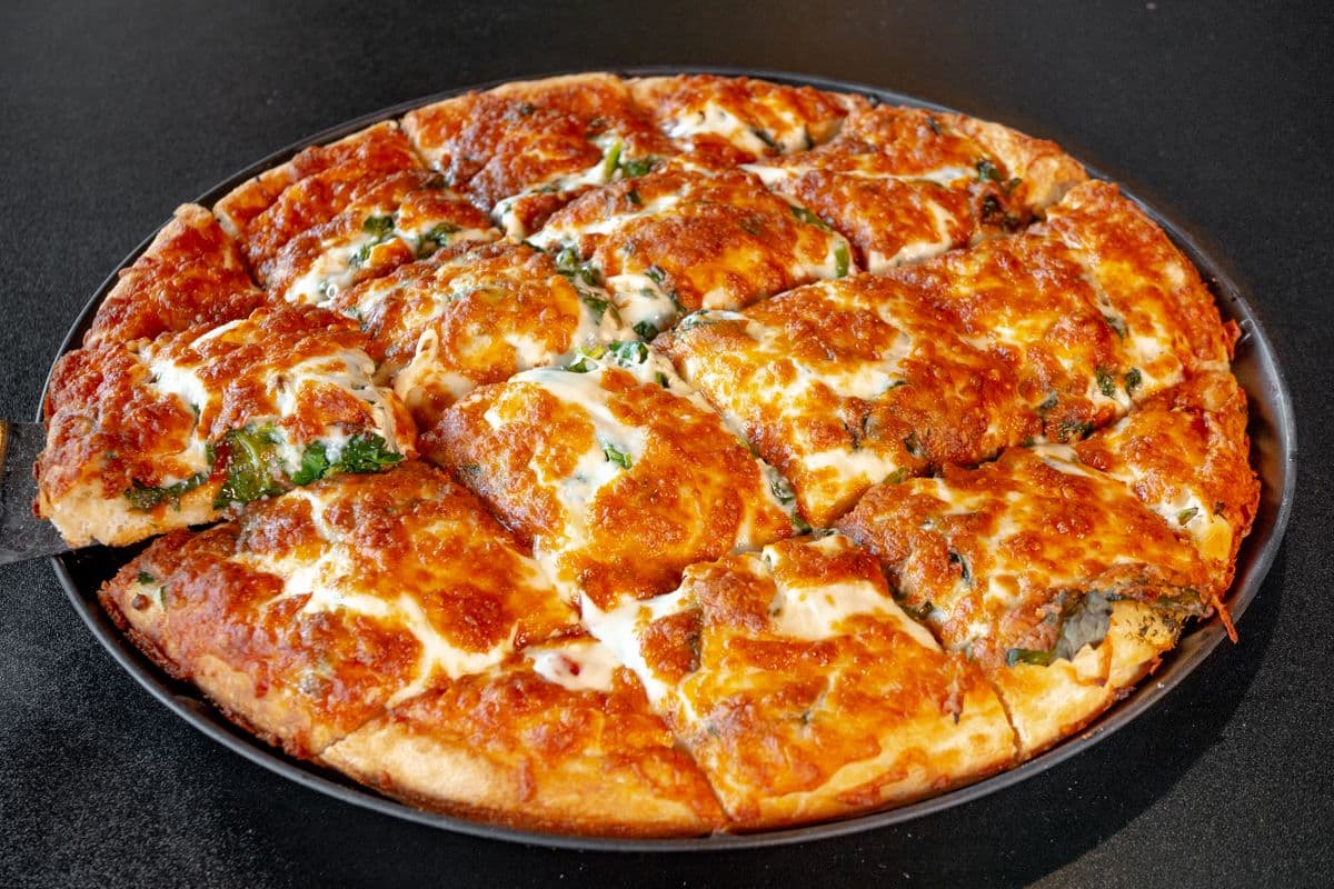 13" Large Popeye and Feta Pizza
