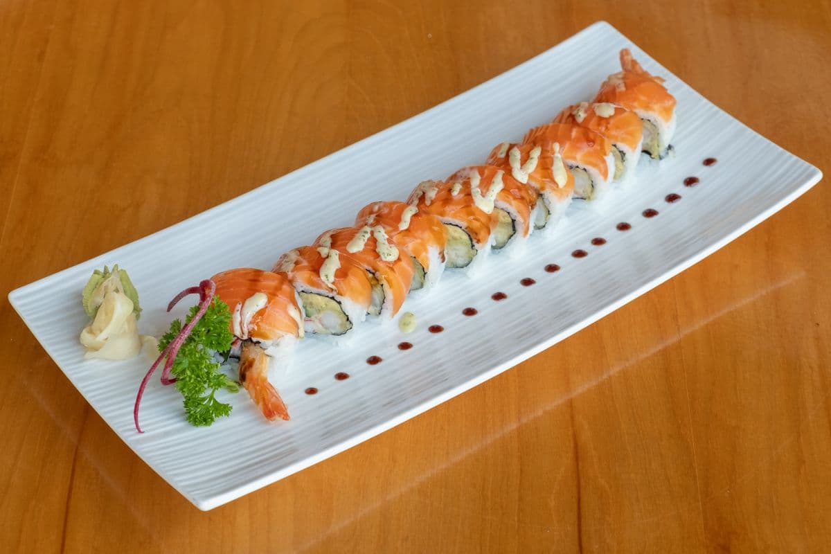 Orange Dragon Roll (10 pcs)