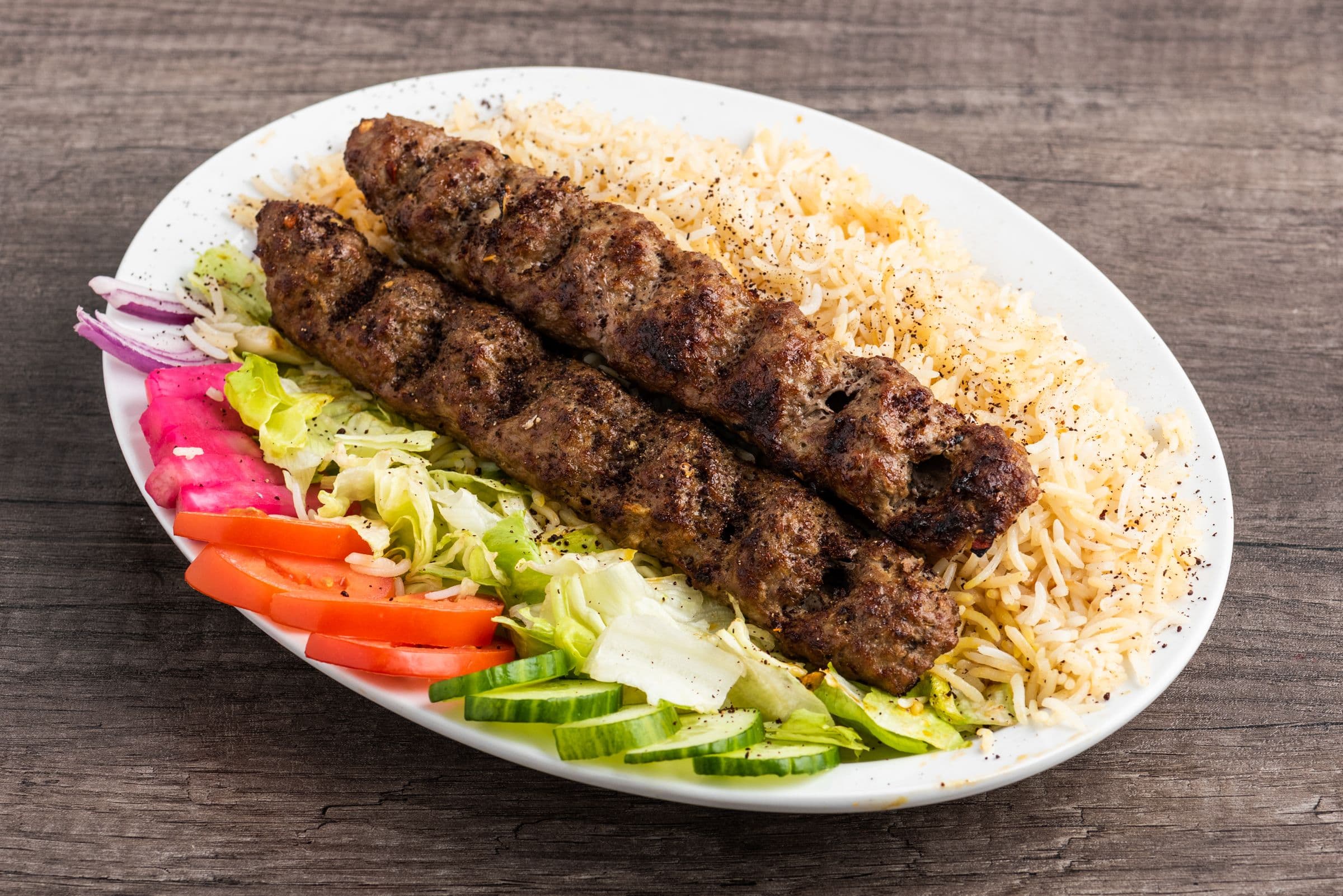 Beef Shami Kabob PLATTER