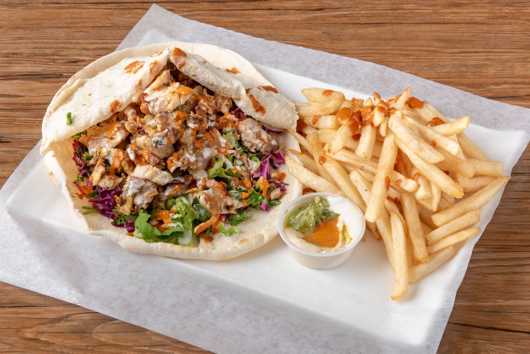 Chicken Shawarma Wrap Combo
