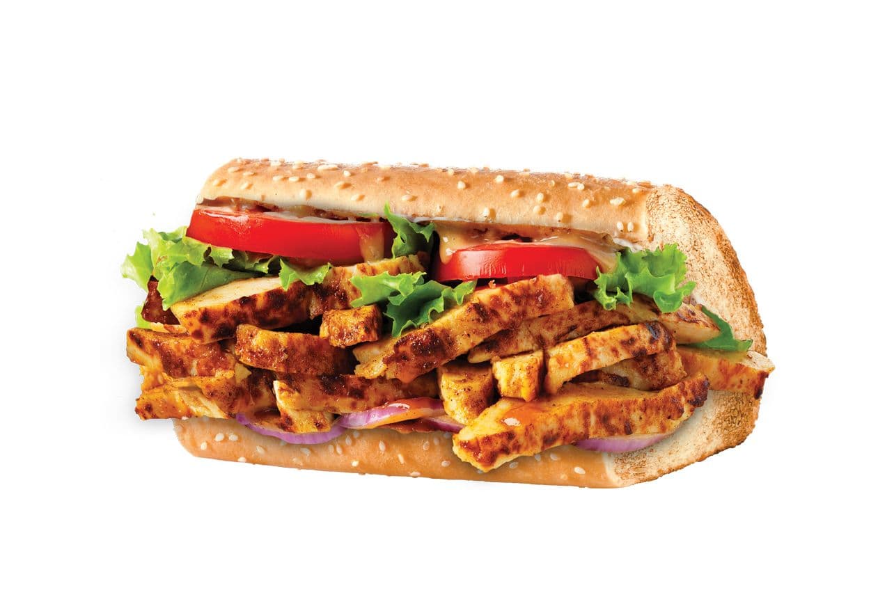 9" Regular Honey Bourbon Chicken Sub