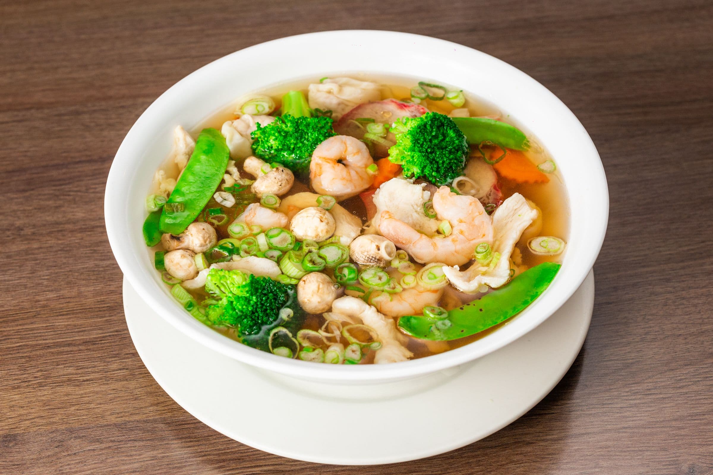13. Medium Wor Wonton Soup