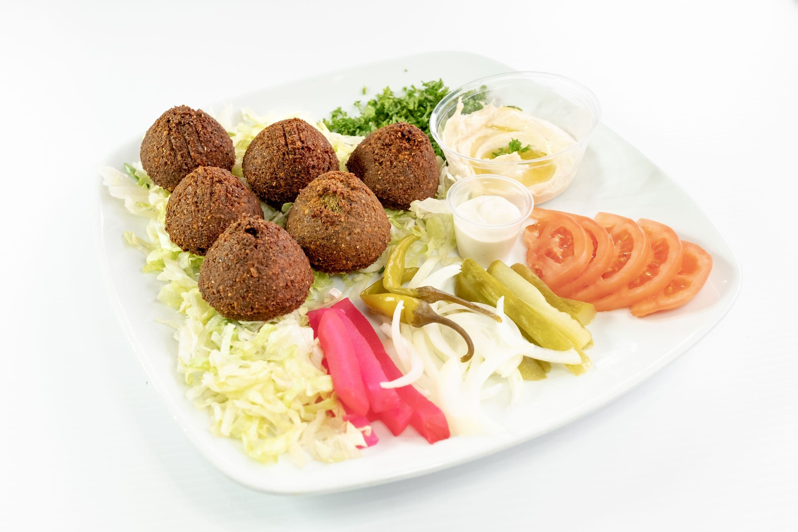 Falafel Plate (7 pcs)