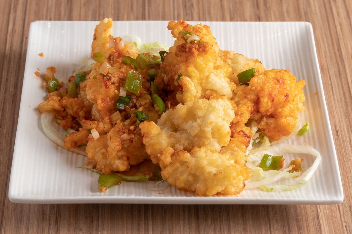 52. Fried Fresh Squid with Spicy Salt