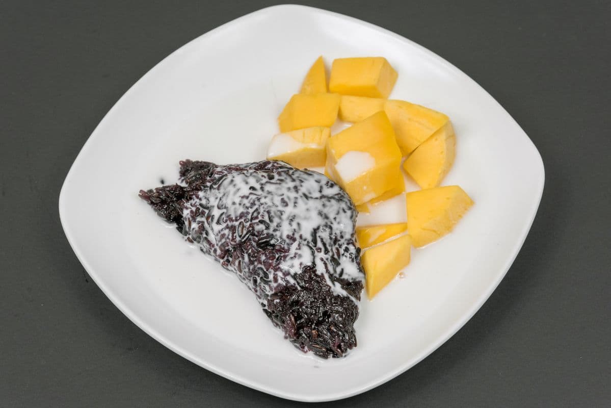 Purple Rice with Mango