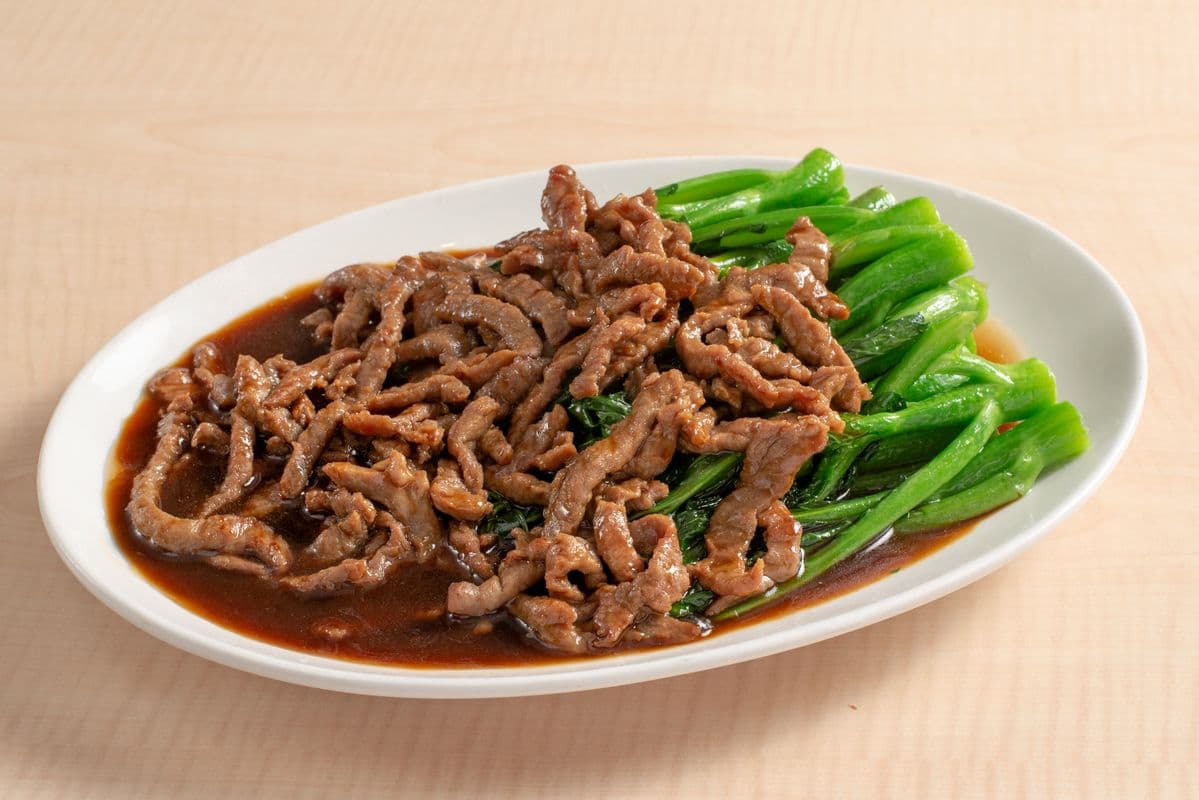 119. Shredded Beef with Chinese Broccoli 芥蘭牛肉