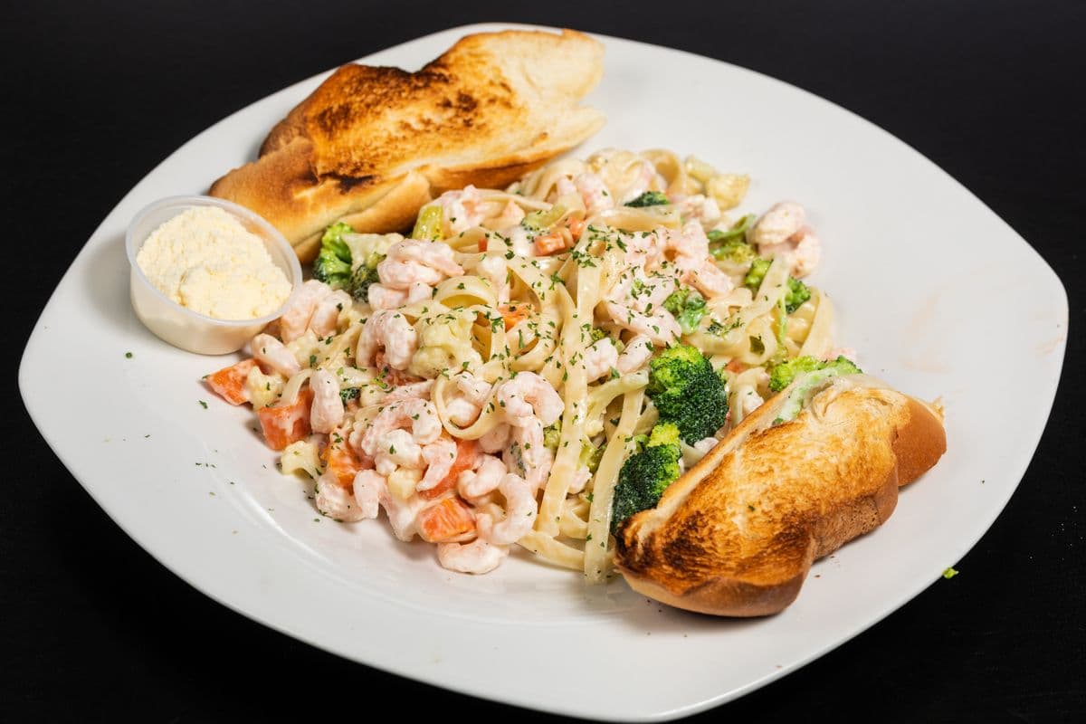 77. Shrimp Fettuccine Alfredo
