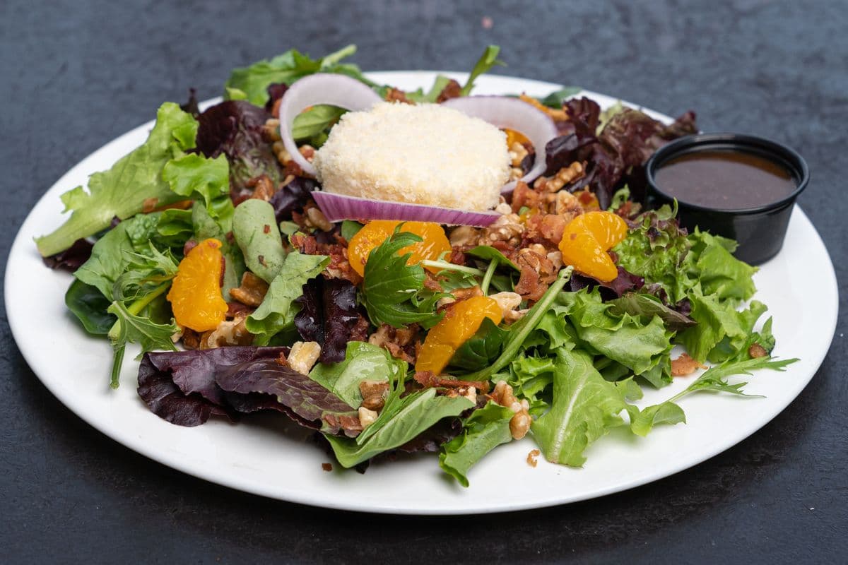 Warm Goat Cheese and Walnut Salad