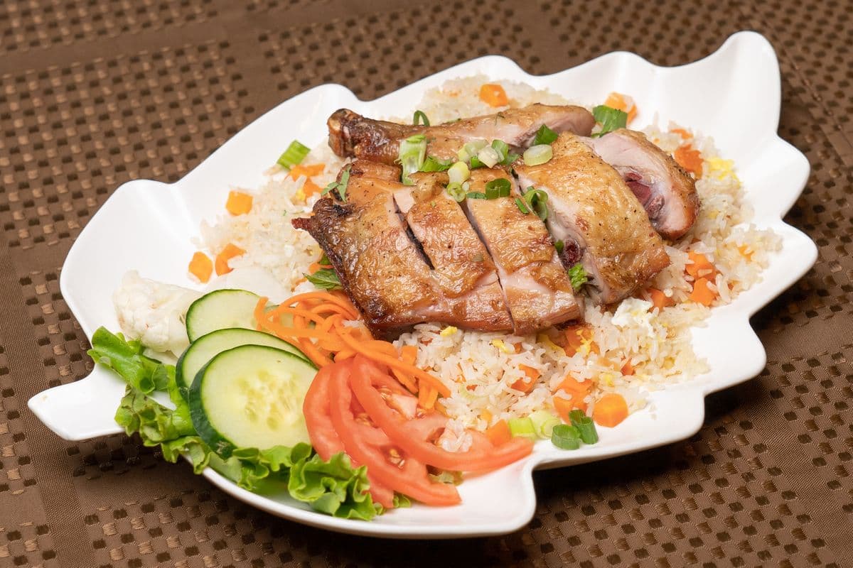 G24. Fried Chicken on Fried Rice