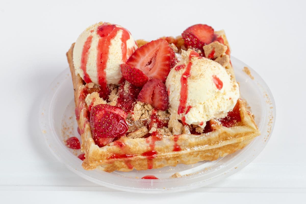 Strawberry Cheesecake Waffle