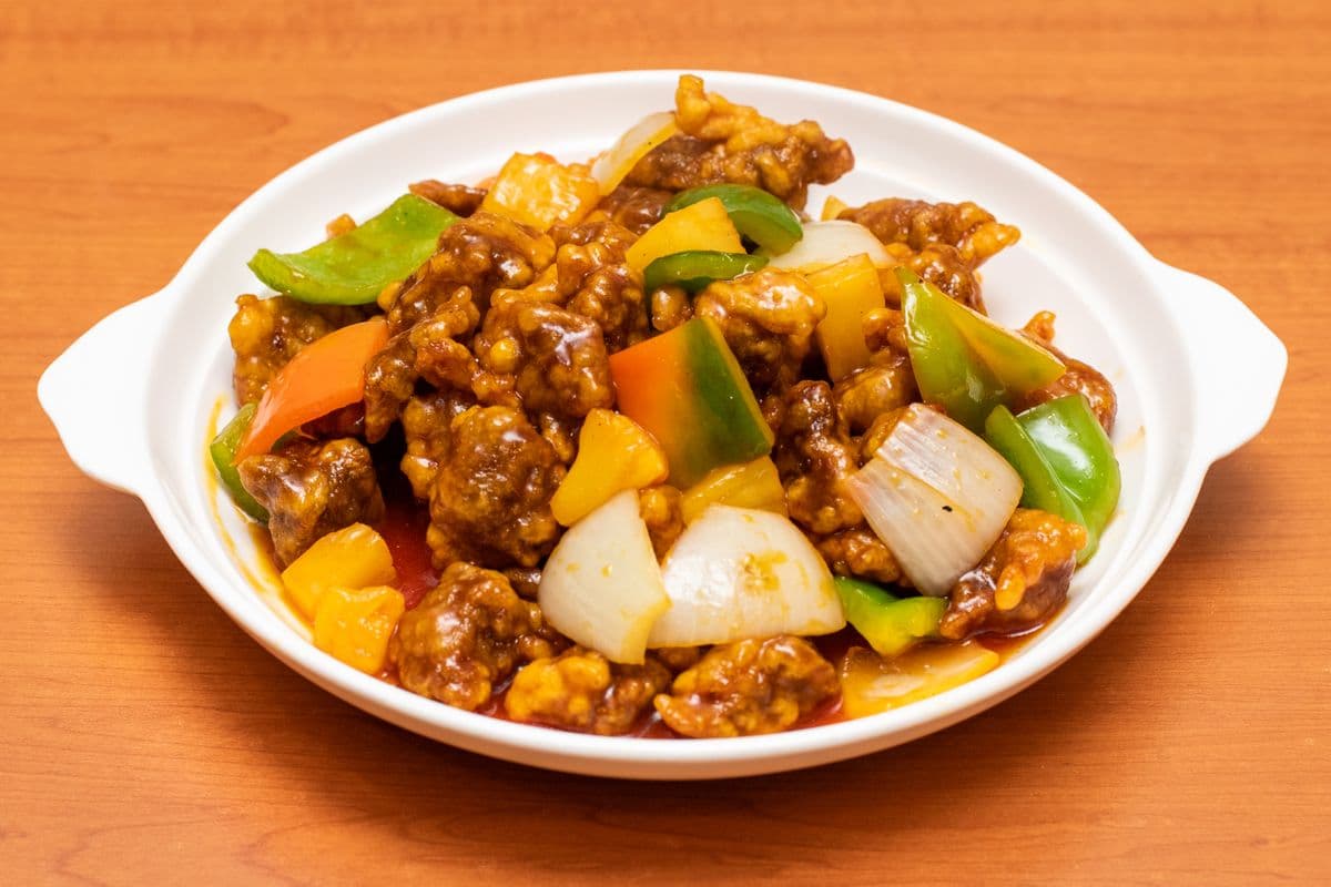 104. Sweet-and-Sour Pork with Pineapple