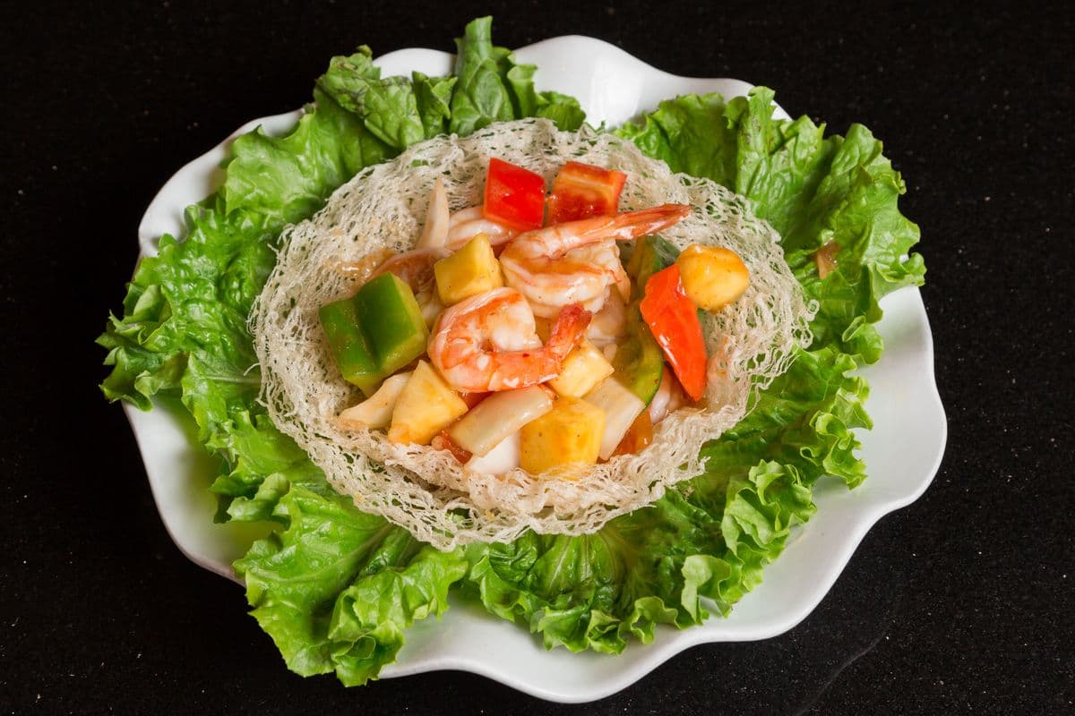 Shrimp in Spicy Satay Sauce