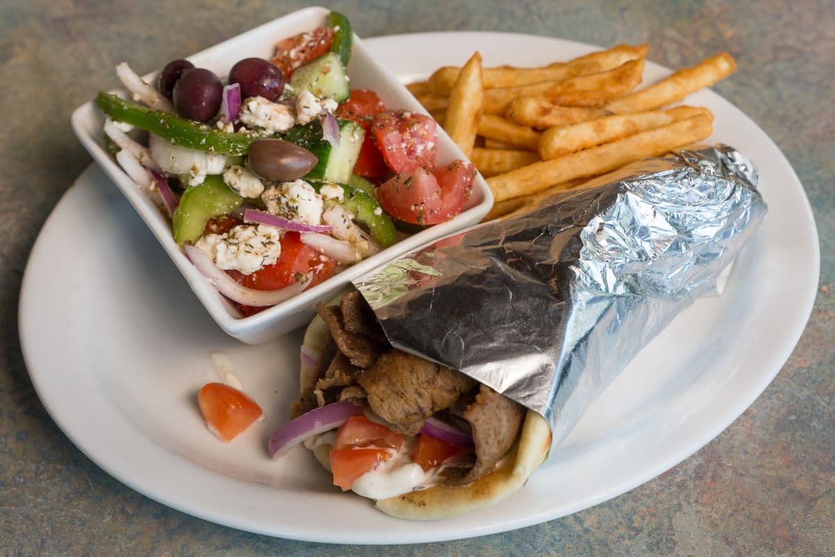 Greek Souvlaki Wrap