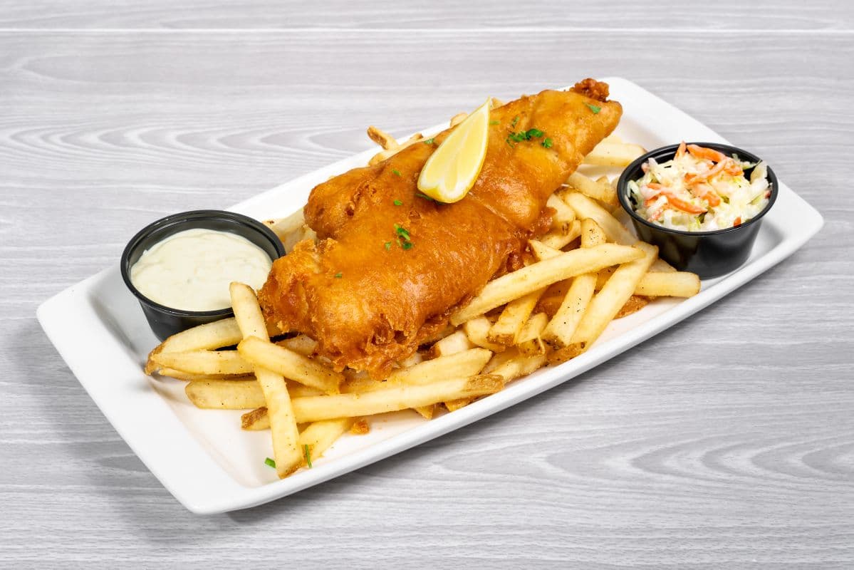 Hand-Battered Fish and Chips