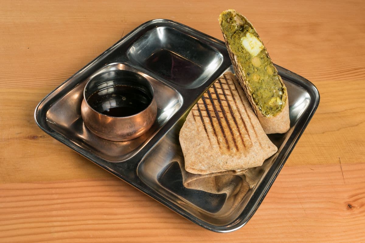 Palak Paneer Wrap