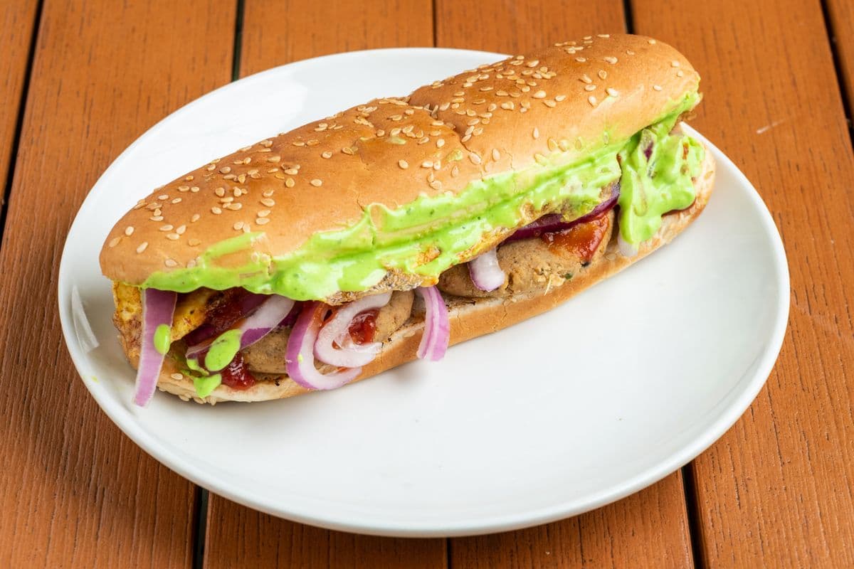 Chicken and egg Bun Kabab