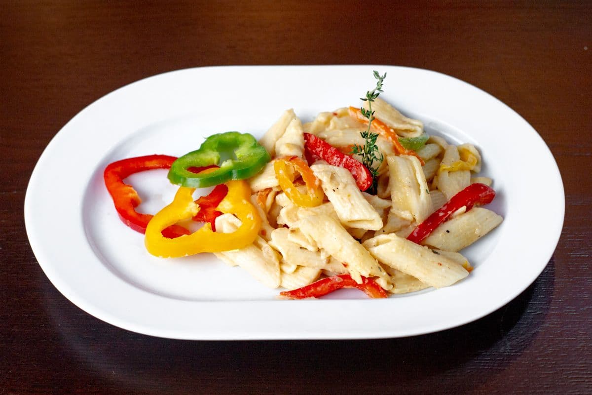 New Rasta Pasta with Shrimp