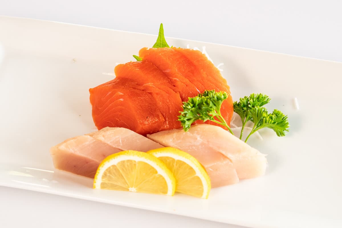 Salmon and Tuna Sashimi