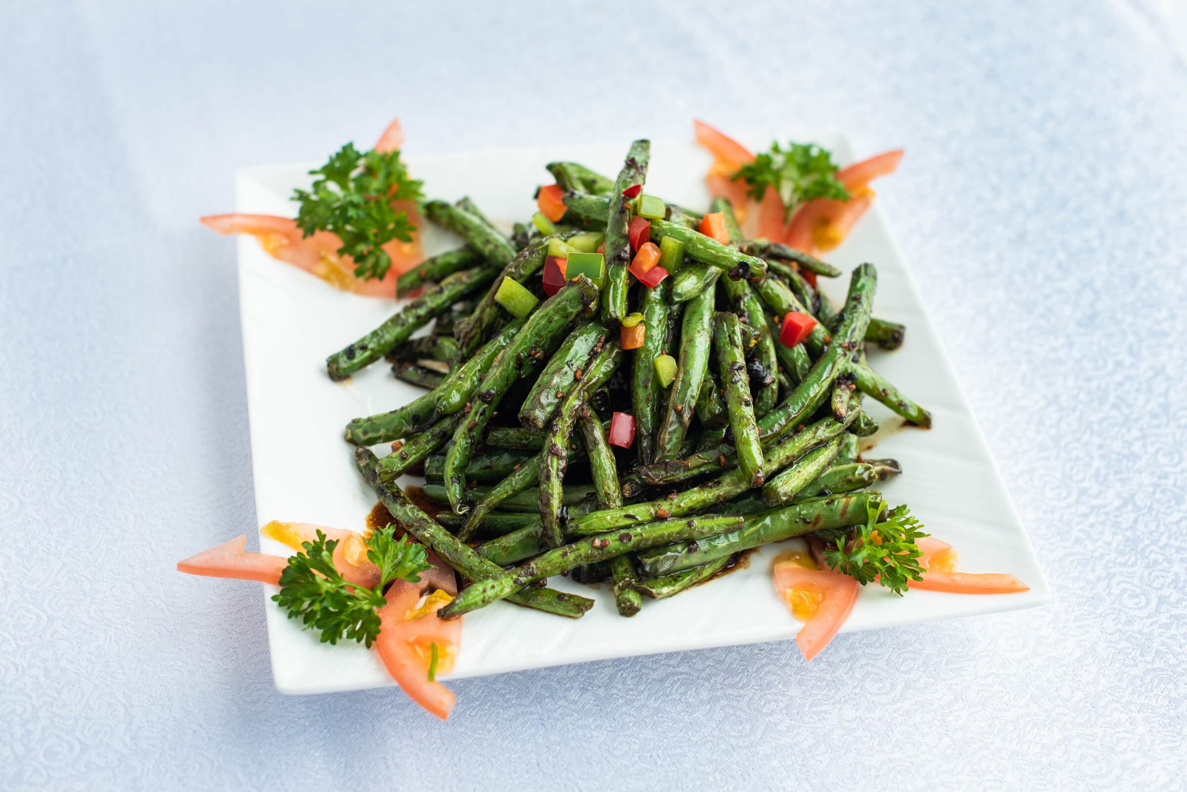 V01. Stir-Fried Long Bean with Black Bean Sauce
