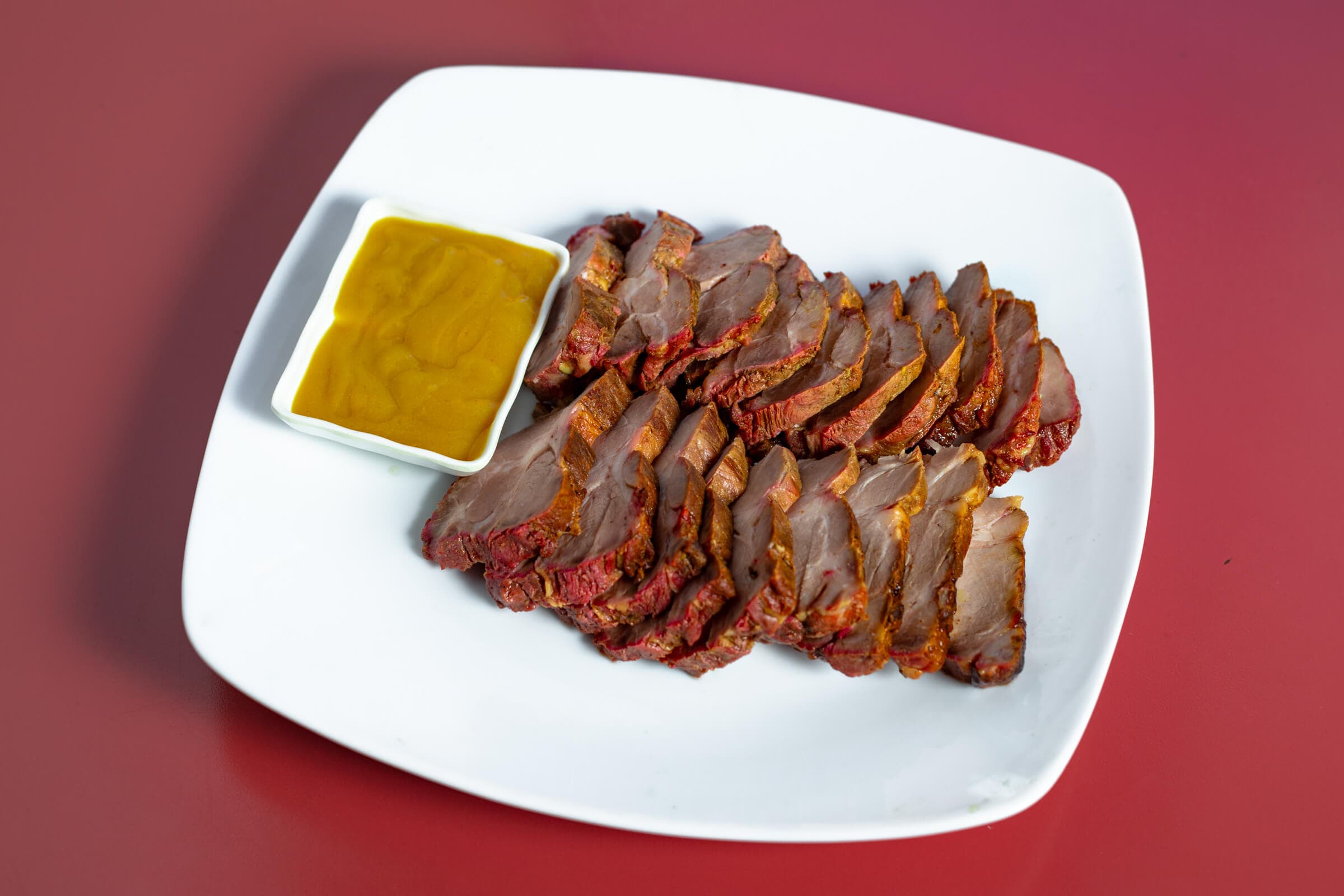10. BBQ Pork with Honey Mustard Sauce
