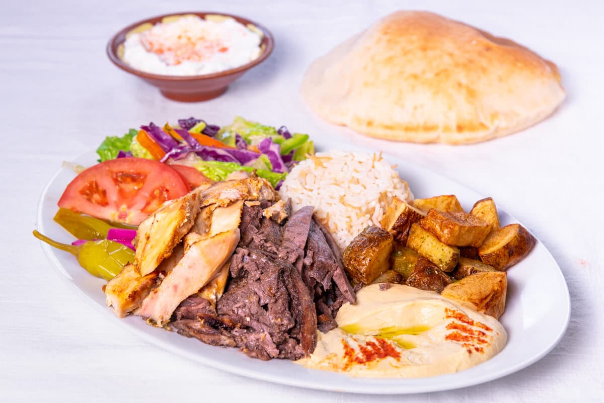 3. Mixed Shawarma Platter